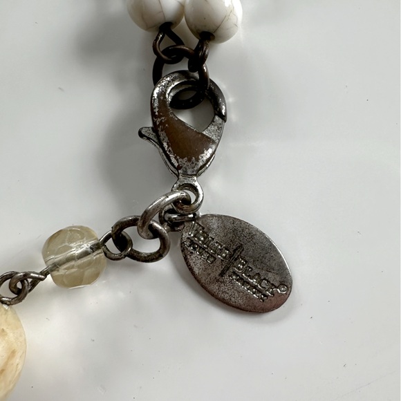 LIKE NEW chunky marble bead necklace - Picture 3 of 4